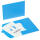 Pagna Dokumententasche Wallet PP hellblau
