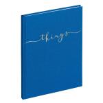 Pagna Notizbuch A5 things 128S blanko blau