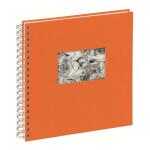 Pagna Spiralalbum 24x25cm Passep. Stoffeinband 50S orange