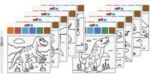 Wasserfarben Mal Set Dino
