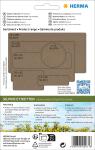Herma Etiketten permanent 13 x 40 mm Silphie braun 24 Bl 672 Etik.