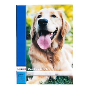 Zeichenblock, A2 10 Blatt 100 g/m² holzfreier Zeichen-Karton geheftet