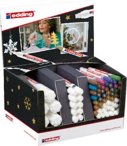 Edding Kreidemarker 4085-4090-4095 XMAS 68er-Display sortiert