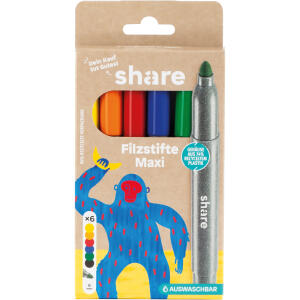 Edding Filzstift Maxi 6er-Set