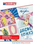 Edding Acryl Postkartenblock 30010 A6 weiß