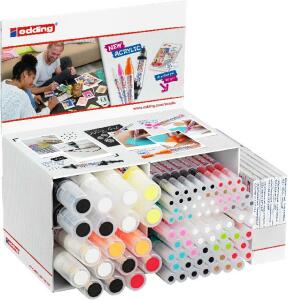 Edding Acryl-Sortimentsdisplay 95er-Thekendisplay sortiert