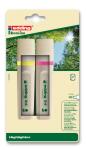 Textmarker 24 2er-Blister gelb-pink