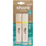 Edding Textmarker neon gelb-neon orange 2er-Blister