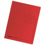 Einschlagmappe Colorspan-Karton rot, 3 Klappen, für...