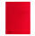 Einschlagmappe Colorspan-Karton rot, 3 Klappen, für DIN A4