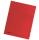Einschlagmappe Colorspan-Karton rot, 3 Klappen, für DIN A4