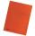 Einschlagmappe Colorspan-Karton orange, 3 Klappen, für DIN A4