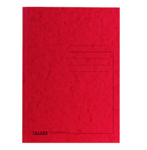 Aktendeckel Colorspan-Karton rot genutet, für DIN A4