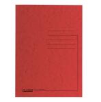 Aktendeckel Colorspan-Karton rot genutet, für DIN A4