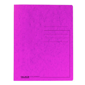 Spiralhefter Colorspan-Karton fuchsia für DIN A4, mit kfm.Heftung