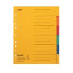 Register Karton, 24 x 29,7cm, Colorspan-Krt., 6-teilig, 5...