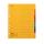 Register Karton, 24 x 29,7cm, Colorspan-Krt., 6-teilig, 5 Farben
