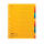 Register Karton, 24 x 29,7cm, Colorspan-Krt., 12-teilig, 5 Farben