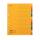 Register Karton, 24 x 29,7cm, Colorspan-Krt., 12-teilig, 5 Farben