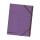 Ordnungsmappe Colorspan-Karton violett, 7 Fächer,  2 Gummizüge