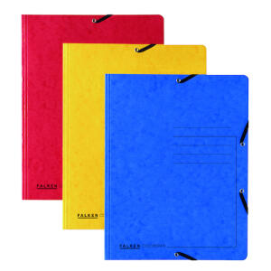 Einschlagmappe Colorspan-Karton f.sort. 3 Klappen, m.Gummizug