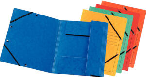 Einschlagmappe Colorspan-Karton f.sort. 3 Klappen, G-Zug, Inh.10 St