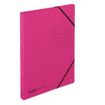 Ringhefter A4 Colorspan-Karton pink 2 Ring-Mechanik