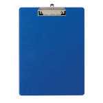 Klemmbrett PocketClip blau für DIN A4 mit Sichttasche
