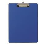 Klemmbrett PocketClip blau für DIN A4 mit Sichttasche