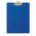 Klemmbrett PocketClip blau für DIN A4 mit Sichttasche