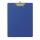 Klemmbrett PocketClip blau für DIN A4 mit Sichttasche