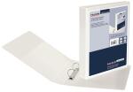 Präsentationsringbuch A4 weiß 2-Ring D-Mechanik 25 mm 3 Taschen