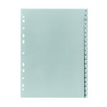 PP Register, grau, für DIN A4 22,5 x 29,7cm, 20 tlg....