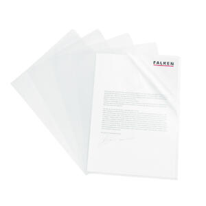 Aktenhüllen, A4, PP, Standard, genarbt, farblos, 10er Beutel,