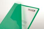Aktenhüllen, A4, PP, Standard, genarbt, grün, 100er Beutel,