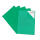 Aktenhüllen, A4, PP, Standard, genarbt, grün, 100er Beutel,