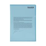 Aktenhüllen, A4, PP, Standard, genarbt, blau, 100er Beutel,