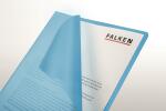 Aktenhüllen, A4, PP, Standard, genarbt, blau, 100er Beutel,