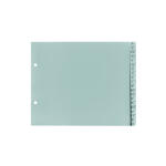 PP Register, grau, für DIN A4 22,5 x 21,0cm, 20 tlg....
