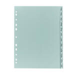PP Register, grau, für DIN A4 22,5 x 29,7cm Dez.-Jan.