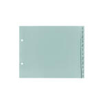 PP Register, grau, für DIN A4 22,5 x 21,0cm Jan.-Dez.