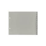 PP Register, grau, für DIN A4 22,5 x 21,0cm Jan.-Dez.