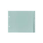 PP Register, grau, für DIN A4, 22,5 x 21,0cm Dez.-Jan.