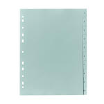 PP Register, grau, für DIN A4 22,5 x 29,7cm Druck 1...