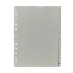 PP Register, grau, für DIN A4 22,5 x 29,7cm Druck 1...