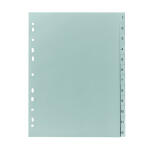 PP Register, grau, für DIN A4 22,5 x 29,7cm Druck 1...