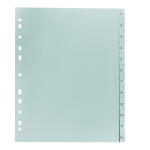 PP Register, grau, für DIN A4 24,5x29,7cm...