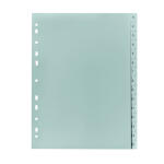 PP Register, grau, für DIN A4 22,5 x 29,7cm Druck 1...