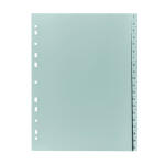 PP Register, grau, für DIN A4 22,5 x 29,7cm Druck 1...