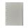 PP Register, grau, für DIN A4 22,5 x 29,7cm Druck 1 - 20